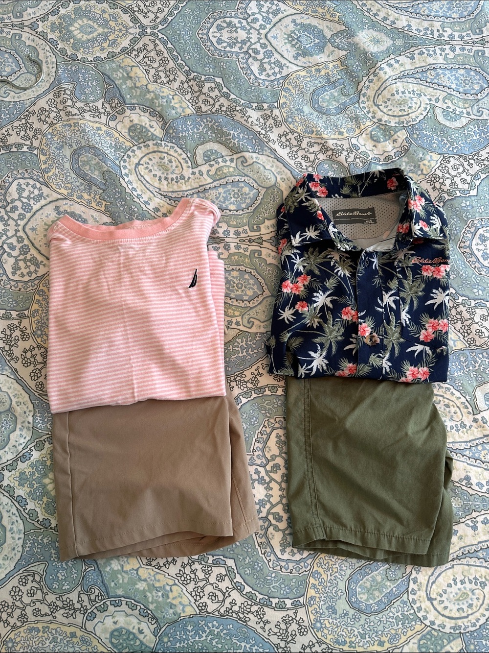 Eddie Bauer & Nautica Boys Shirt/Shorts sets